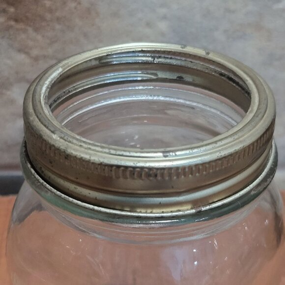 Glass Mason Honey Dipper Jar Special Lid Holds integrated Honey Dipper Wand - Picture 9 of 9